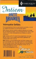 Volmaakte liefdes - A. Broadrick nr.1192